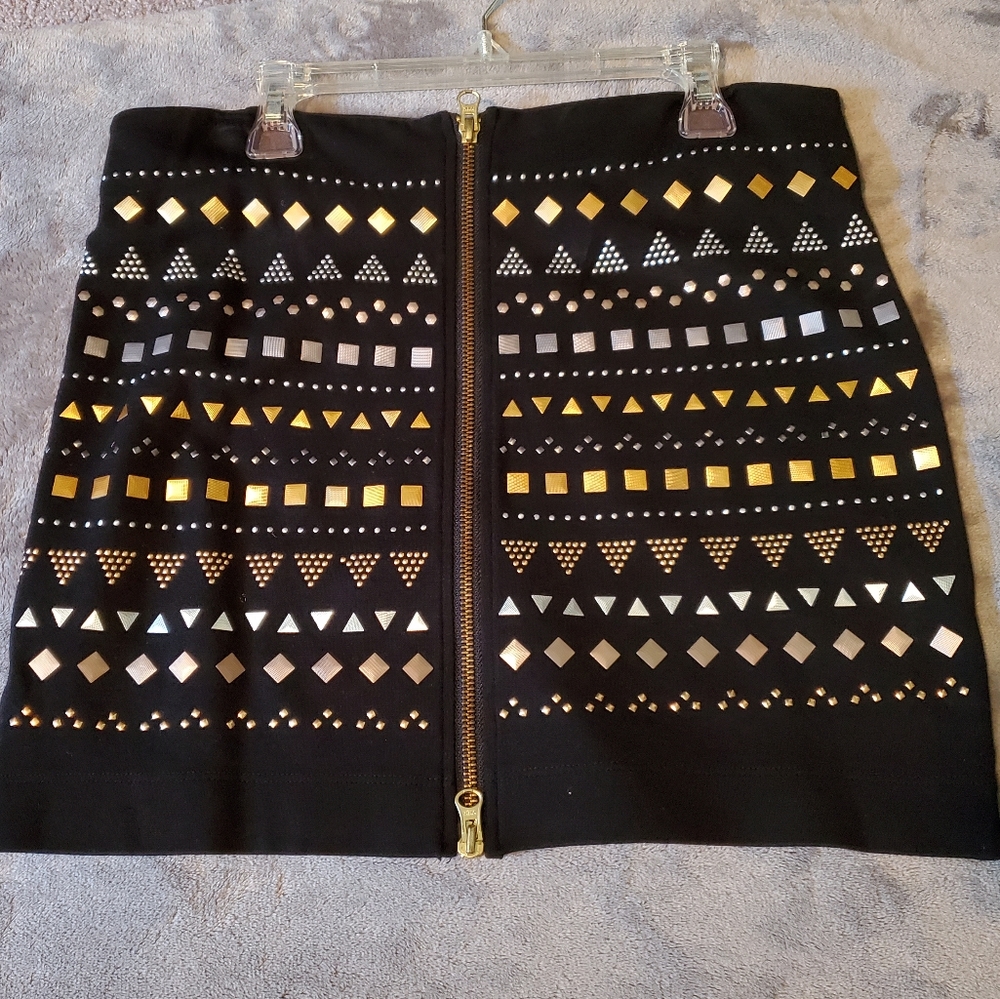 Studded Mini-Skirt